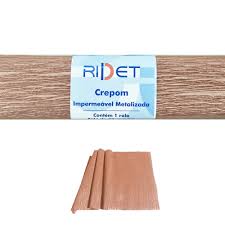 PAPEL CREPOM NOVAPRINT IMPERMEAVEL 48X2M BRONZE
