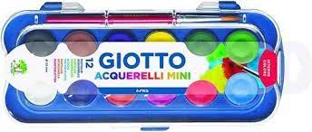 AQUARELA GIOTTO ESTOJO MINI C/12 CORES
