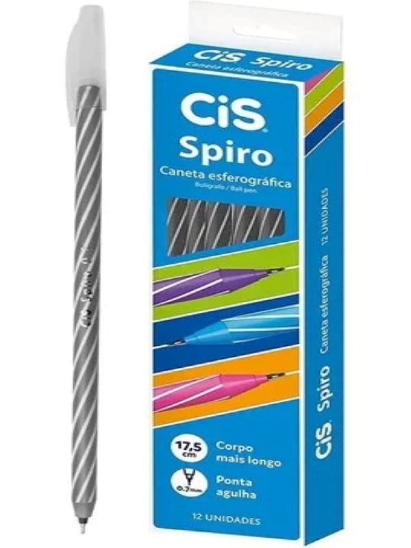 CANETA CIS SPIRO ESF 0.7 PT