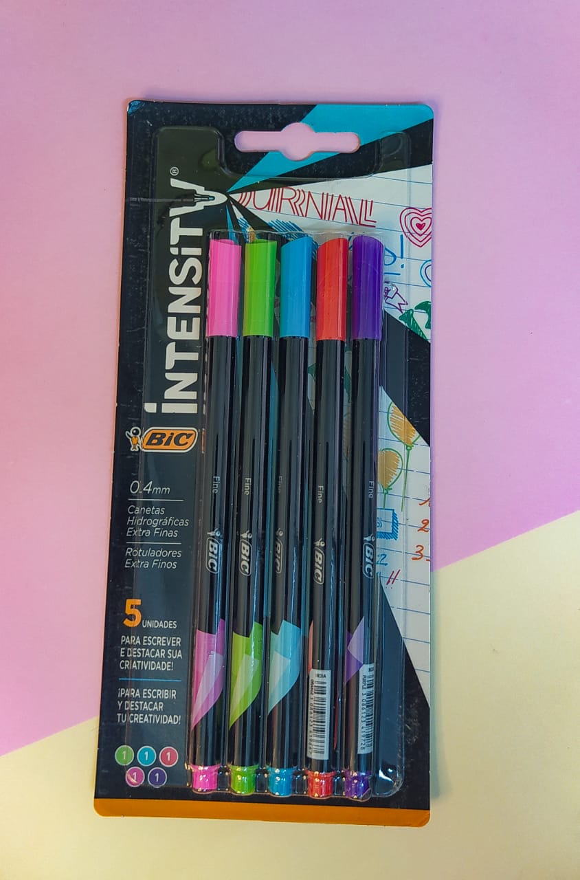 CANETA BIC INTENSITY SORTIDA C/5 971108