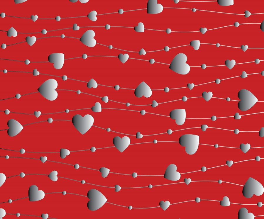 SACO GALA 30X45 C/50 1200-863 LINE HEART