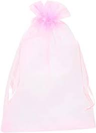 SACO GALA ORGANZA 10X15 C/10 ROSA BEBE 6977