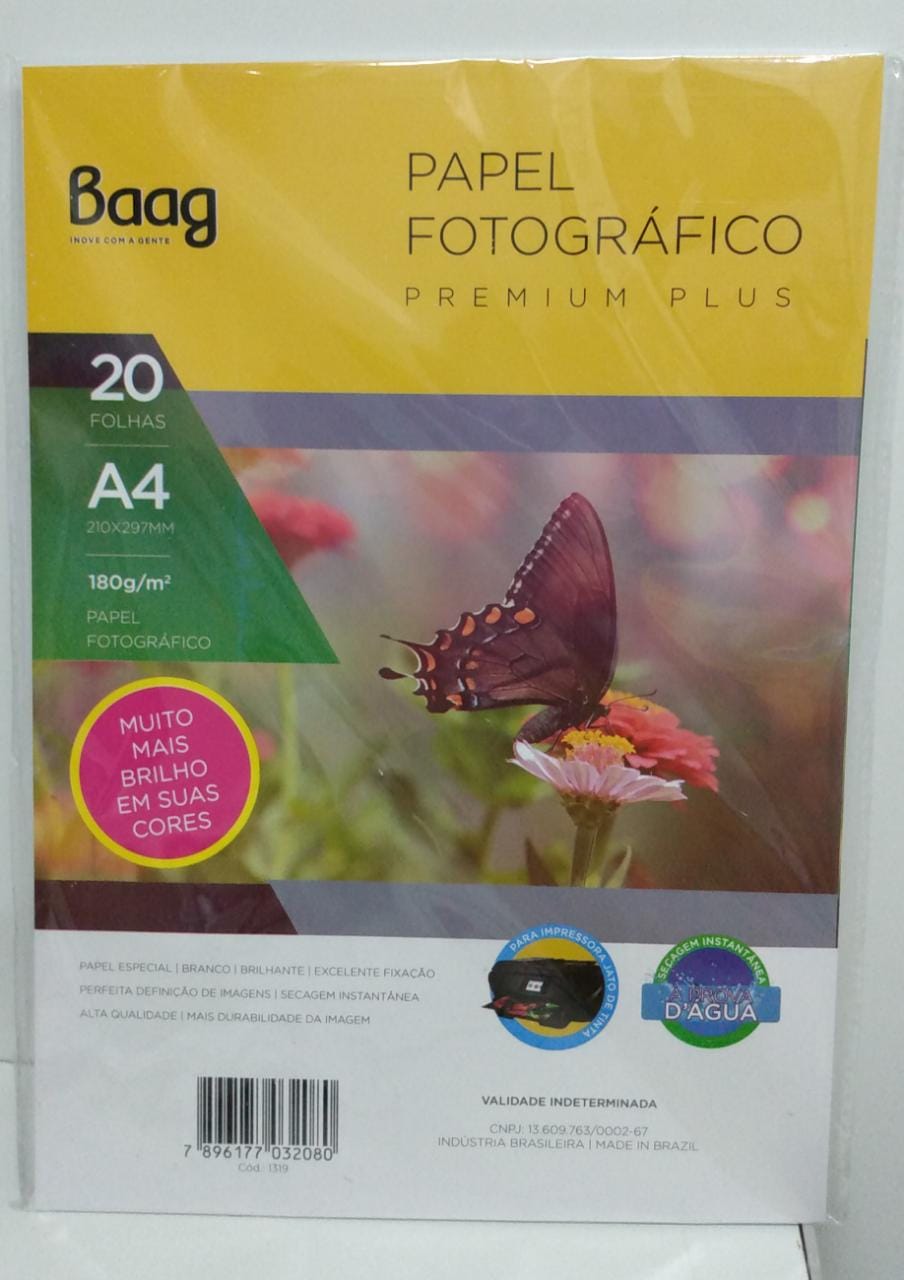 PAPEL FOTO BAHIA A4 180G 20F 