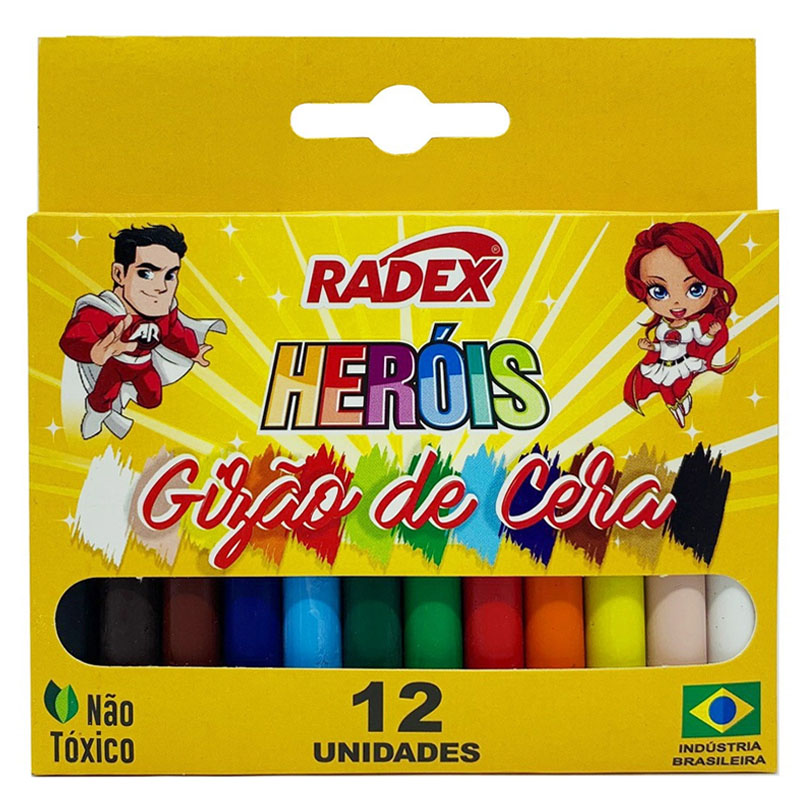 GIZAO DE CERA RADEX C/12 CORES 103