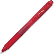 CANETA PENTEL ENERGEL 0,7MM VERMELHO BL107-B