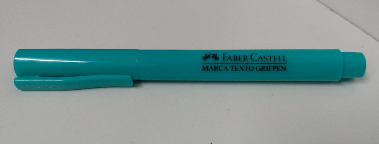 MARCA TEXTO FABER CASTELL VERDE AGUA MT/VAZF