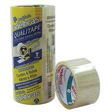 FITA ADELBRAS 48X45 QUALITAPE TRANSPARENTE