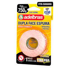 FITA ADELBRAS 12X2 DUPLA FACE ESPUMA BLISTER