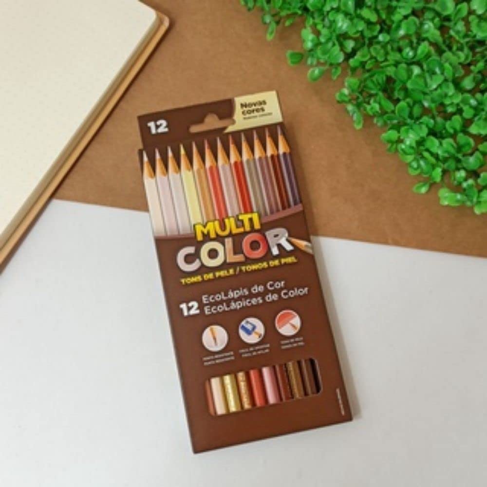 LAPIS DE COR F.CASTEL C/12 TONS DE PELE