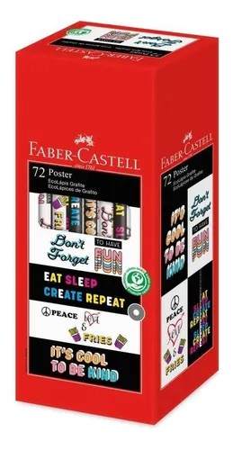 LÁPIS DE ESCREVER FABER CASTELL ECOLÁPIS POSTER