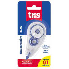 FITA CORRETIVA TRIS T025 8MX5MM BLISTER 668109