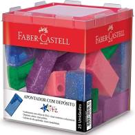 APONTADOR FABER CASTELL COM DEPOSITO GLITZ 125GLIZF