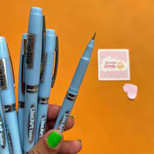 CANETA MOLIN 0.4 LINE ART AZUL CLARO 5125