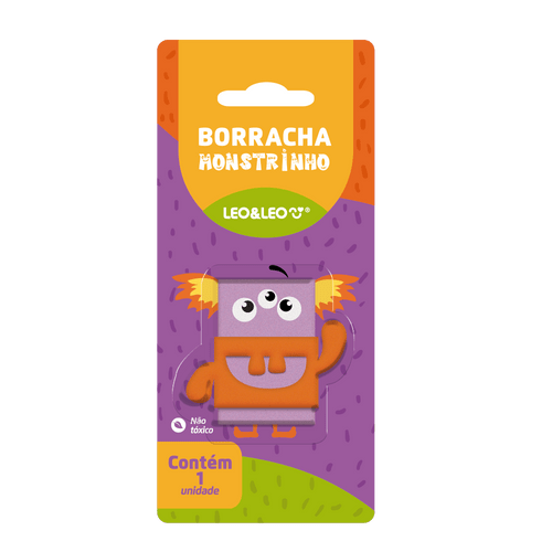 BORRACHA LEO&LEO MONSTRINHOS BLISTER