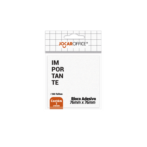 BLOCO JOCAR 76X76 ADES 100F IMPORTANTE BRANCO