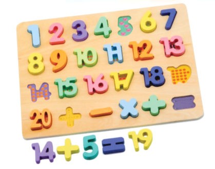 ENCAIXE DIVERTIDO VMP MDF NUMEROS