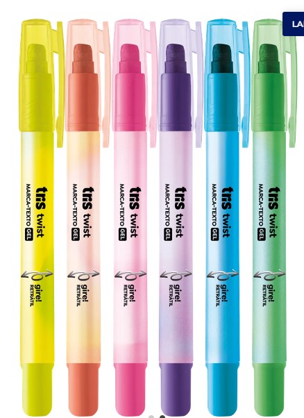 MARCA TEXTO TRIS GEL TWIST SORTIDO