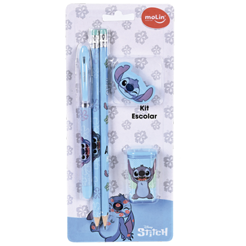 KIT ESCOLAR MOLIN BLISTER C/5 STITCH