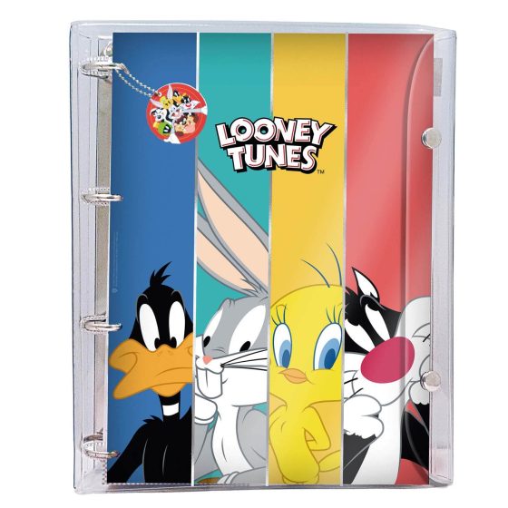 FCHÁRIO CADERNO DAC 192F ARGOLADO UNIVERSITARIO LOONEY TUNES 3813