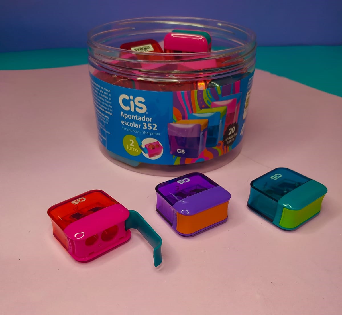 APONTADOR CIS 352 C/DEPOSITO 2 FUROS 52.0681