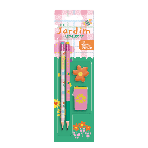 KIT LEO&LEO ESCOLAR JARDIM C/4 