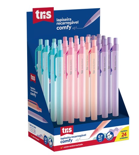 LAPISEIRA TRIS 0.7 COMFY FASH CANDY SORTIDA