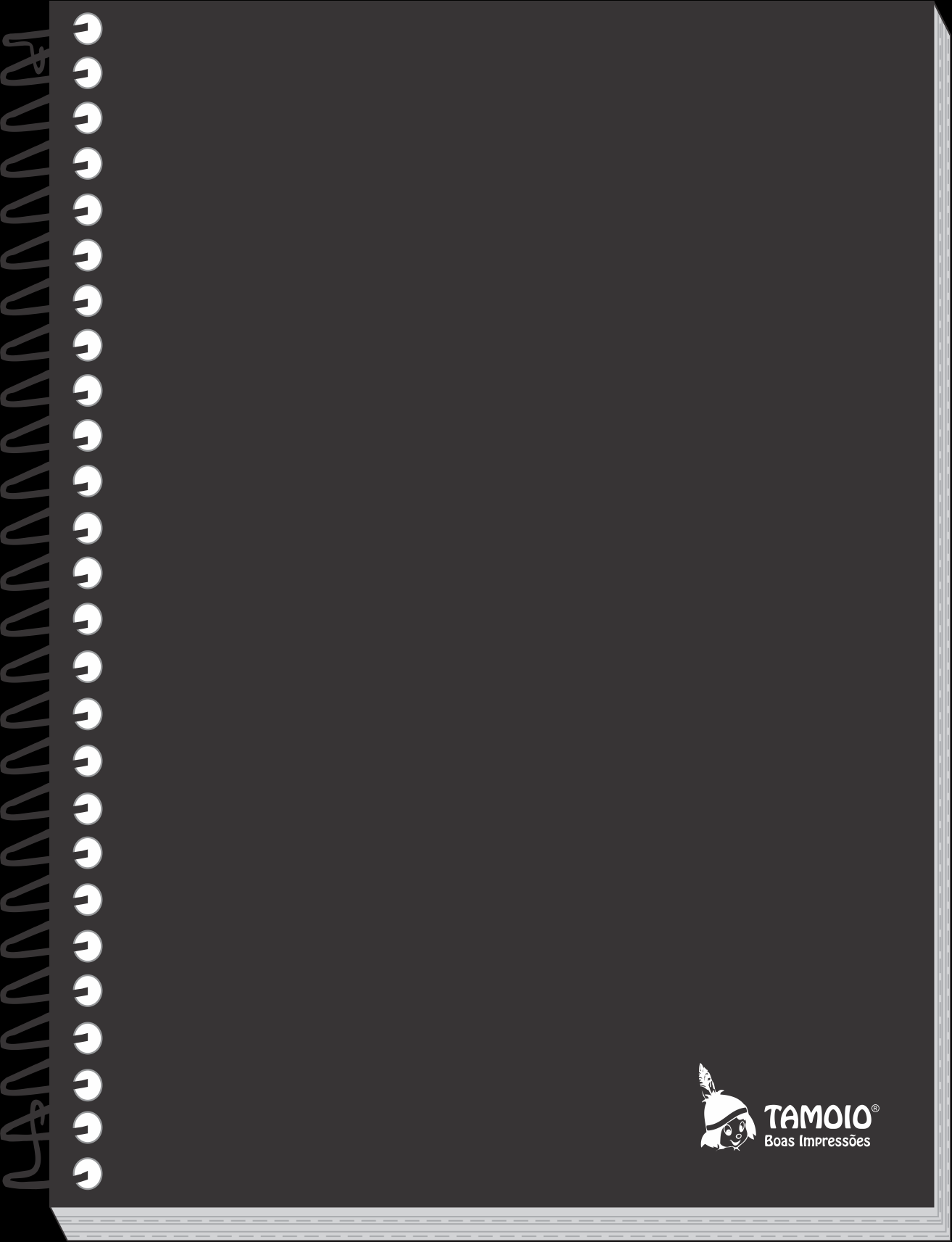 CADERNETA TAMOIO 1/8 CD 64FL NEUTRO 2061