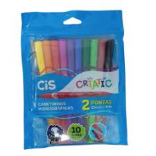 CANETA CIS HIDROCOR C/10 DUAS PONTAS