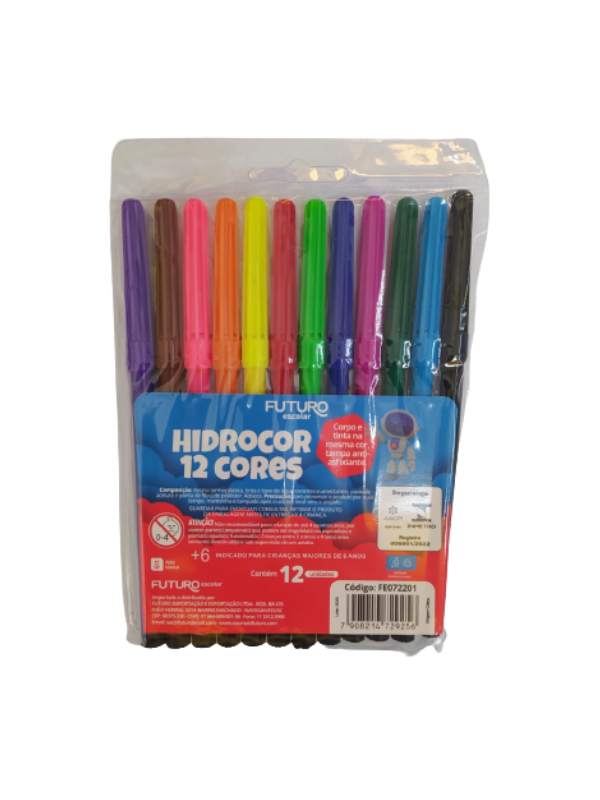 CANETA FUTURO HIDROCOR C/12