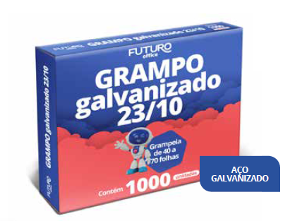 GRAMPO FUTURO 23/10 GALVANIZADO CX/1000
