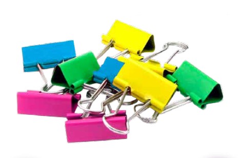 PRENDEDOR DE PAPEL 19MM FUTURO COLOR 