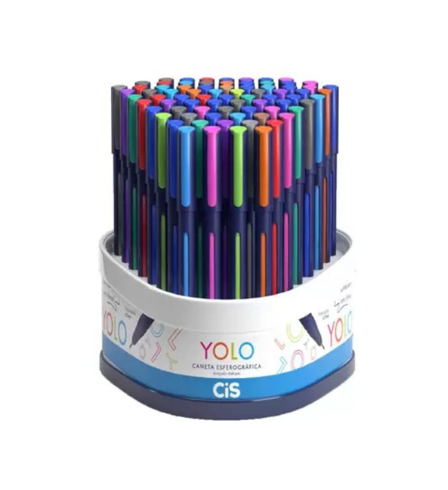 CANETA CIS ESFEROGRAFICA 0.7 YOLO