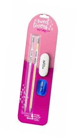KIT FUTURO ESCOLAR SWEET LOVERS C/4