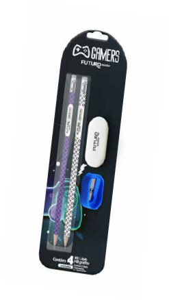 KIT FUTURO ESCOLAR GAMERS C/4