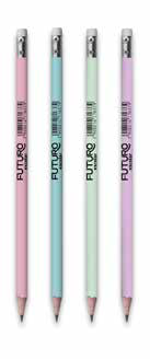 LAPIS FUTURO C/BORRACHA PASTEL