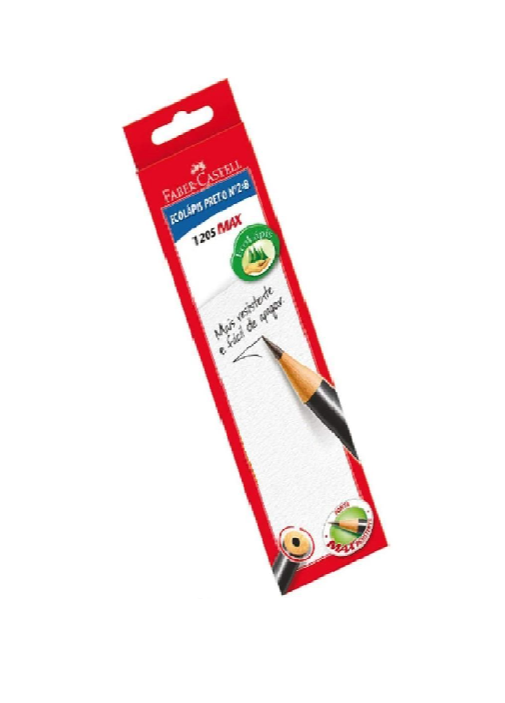 LAPIS F.CASTELL ECOLAP MAX RED 1205