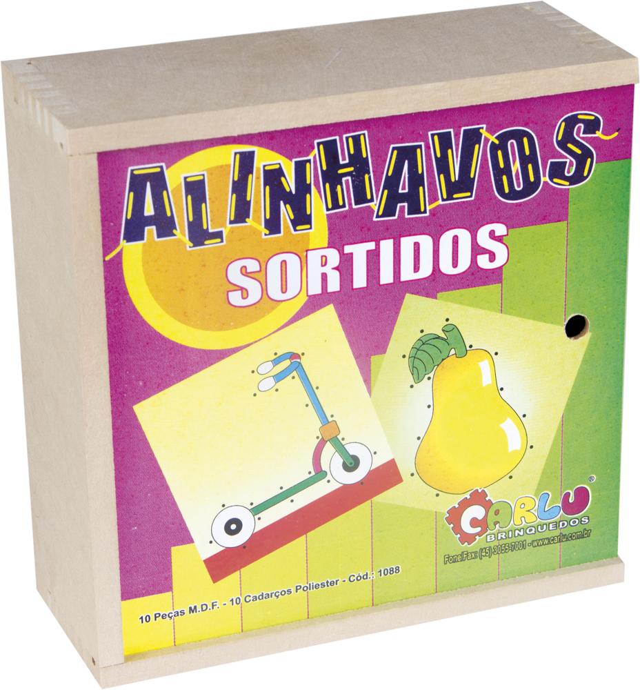 ALINHAVO CARLU SORTIDO 10PC MDF