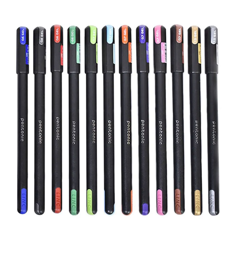 CANETA CIS PENTONIC GEL SORTIDA BLISTER COM 12 UNIDADES