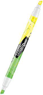 MARCA TEXTO MAPED FLUO DUO VERDE/AMARELO