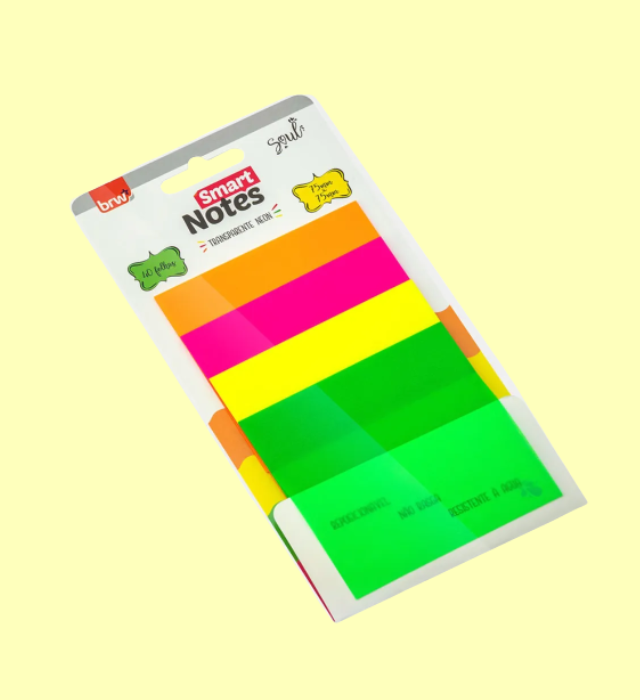 BLOCO BRW SMART NOTES 76X76 AMARELO 50F BA7651