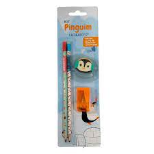 KIT LAPIS HB LEO&LEO PINGUIM 72181