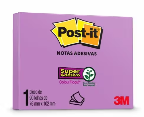 POST-IT 3M 76X102 ROXO 90F