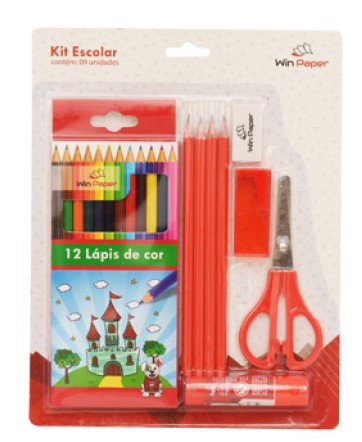 KIT ESCOLAR WIN PAPER C/9PC
