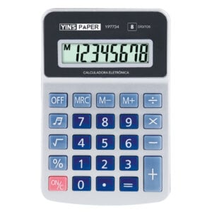CALCULADORA YINS PAPER 8 DIGITOS YP7734