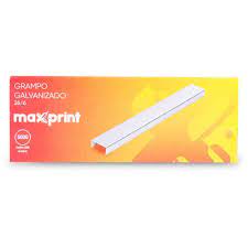 GRAMPO MAXPRINT 26/6 GALVANIZADO C/5000