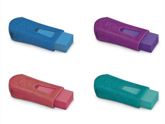 APONTADOR FABER CASTELL C/BORRACHA GLITZ