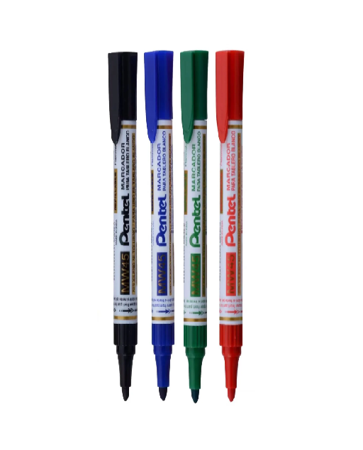 MARCADOR PARA QUADRO BRANCO PENTEL PRETO MW45-A