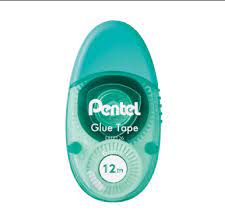 COLA PENTEL FITA GLUE TAPE 6MMX12M VERDE