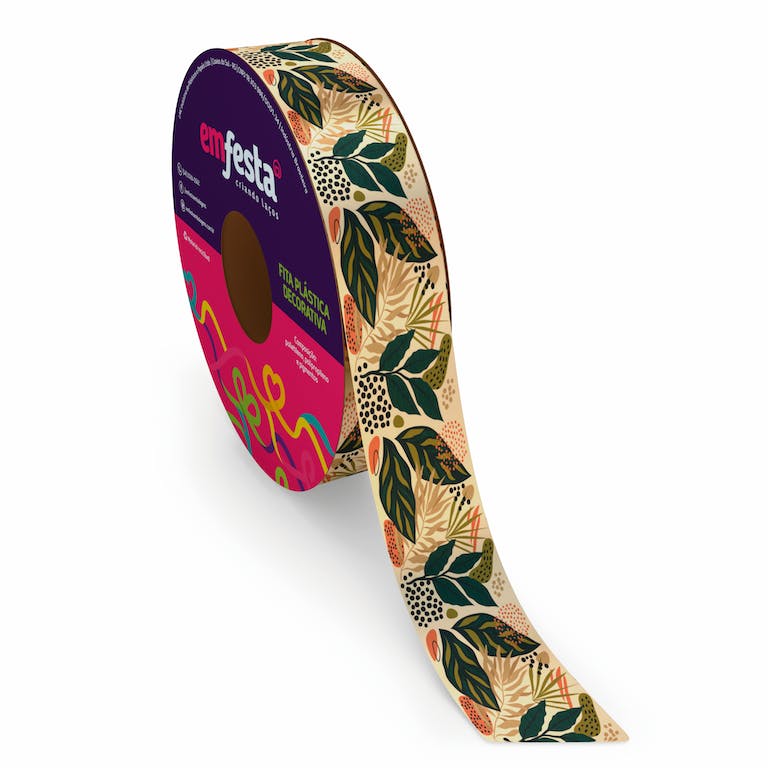 FITA EM FESTA 30X30 DECORADA B113