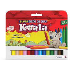 SUPER GIZAO DE CERA KOALA 15 CORES